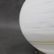 Lampe de table en verre des années 1980, Italie