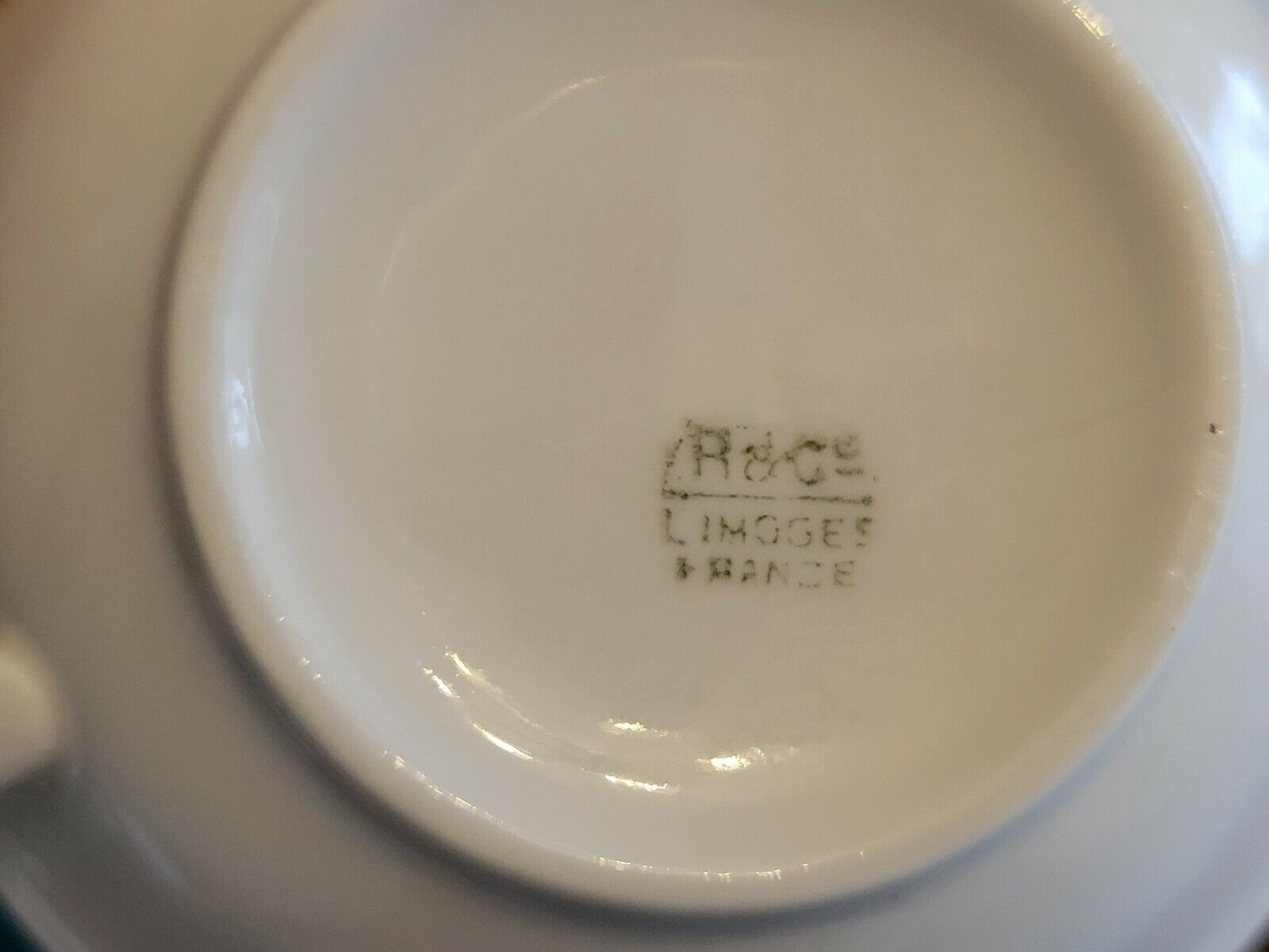 6 old coffee cups tea Raynaud R&C Cie company Limoges France