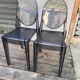 Pair of chairs Victoria Ghost P Starck ed Kartel
