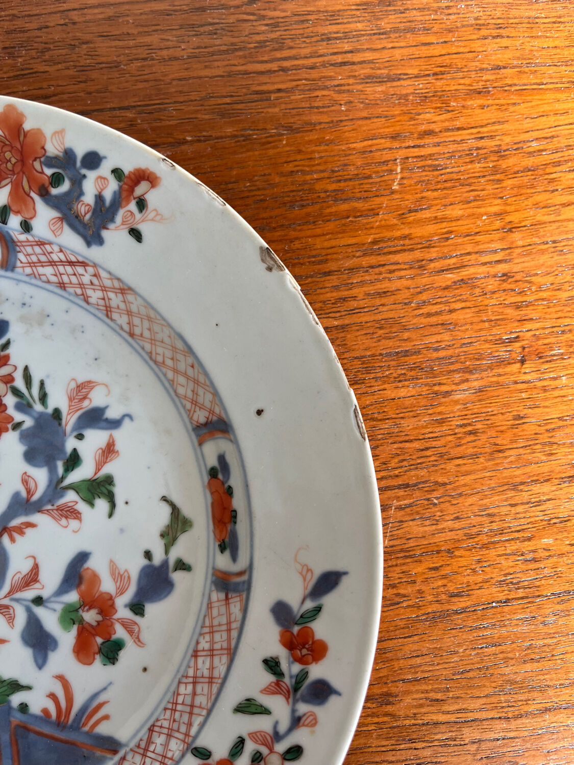 Imari plate - Kangxi - 18th century.