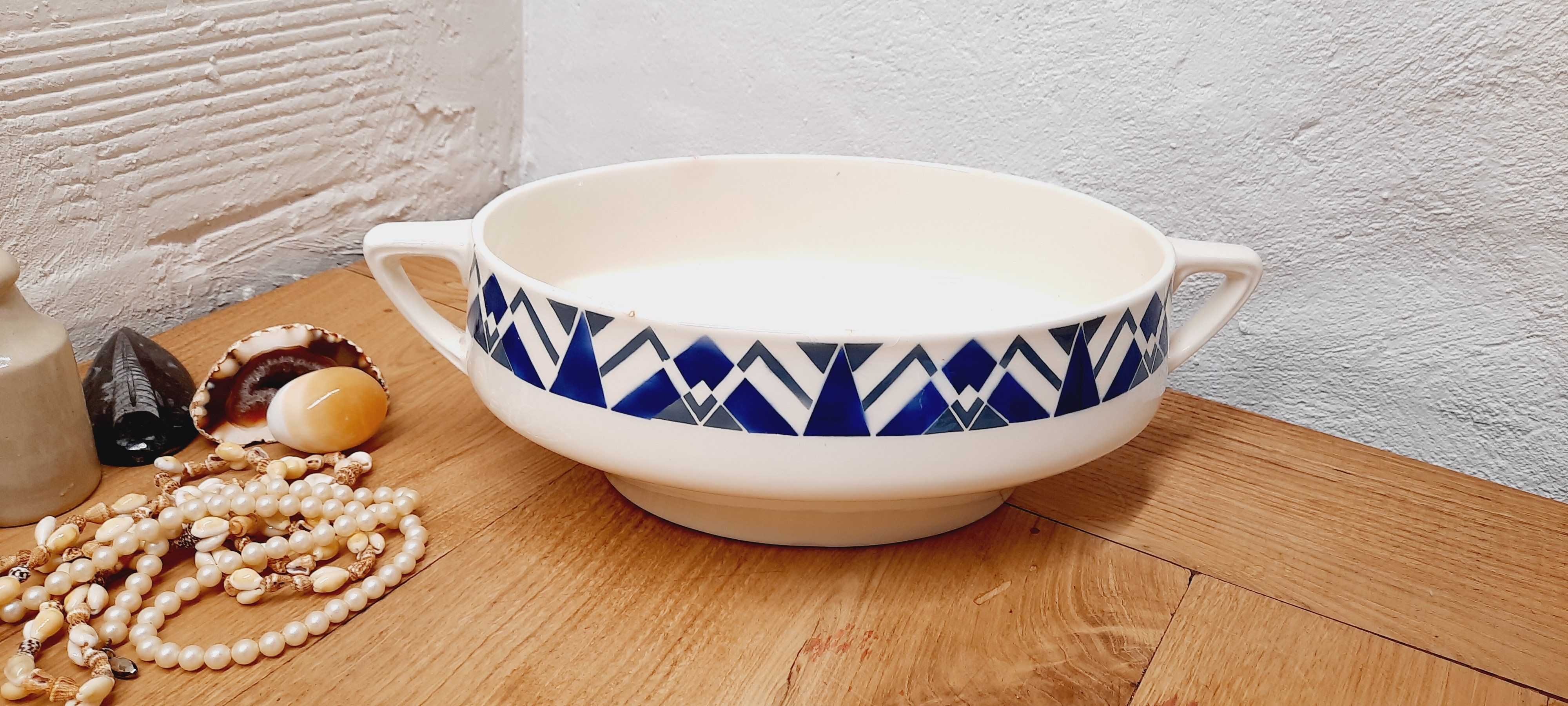 Art Deco Salad Bowl Badonviller
