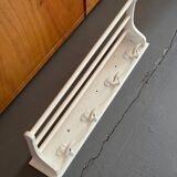 Wall coat rack with 5 hooks
