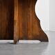 Solid wood dining table, French Alps, around 1970.