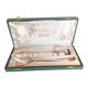 Old salad cutlery silver metal christofle