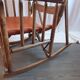 1950 leather rocking chair