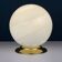 Vintage table lamp in white Murano glass, Italy, 1970s.