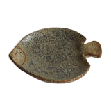 Fish shaped stoneware serving dish