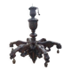 Oak chandelier in neo-Gothic style