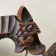 Paire d’appliques dragons ailés en bois sculpté