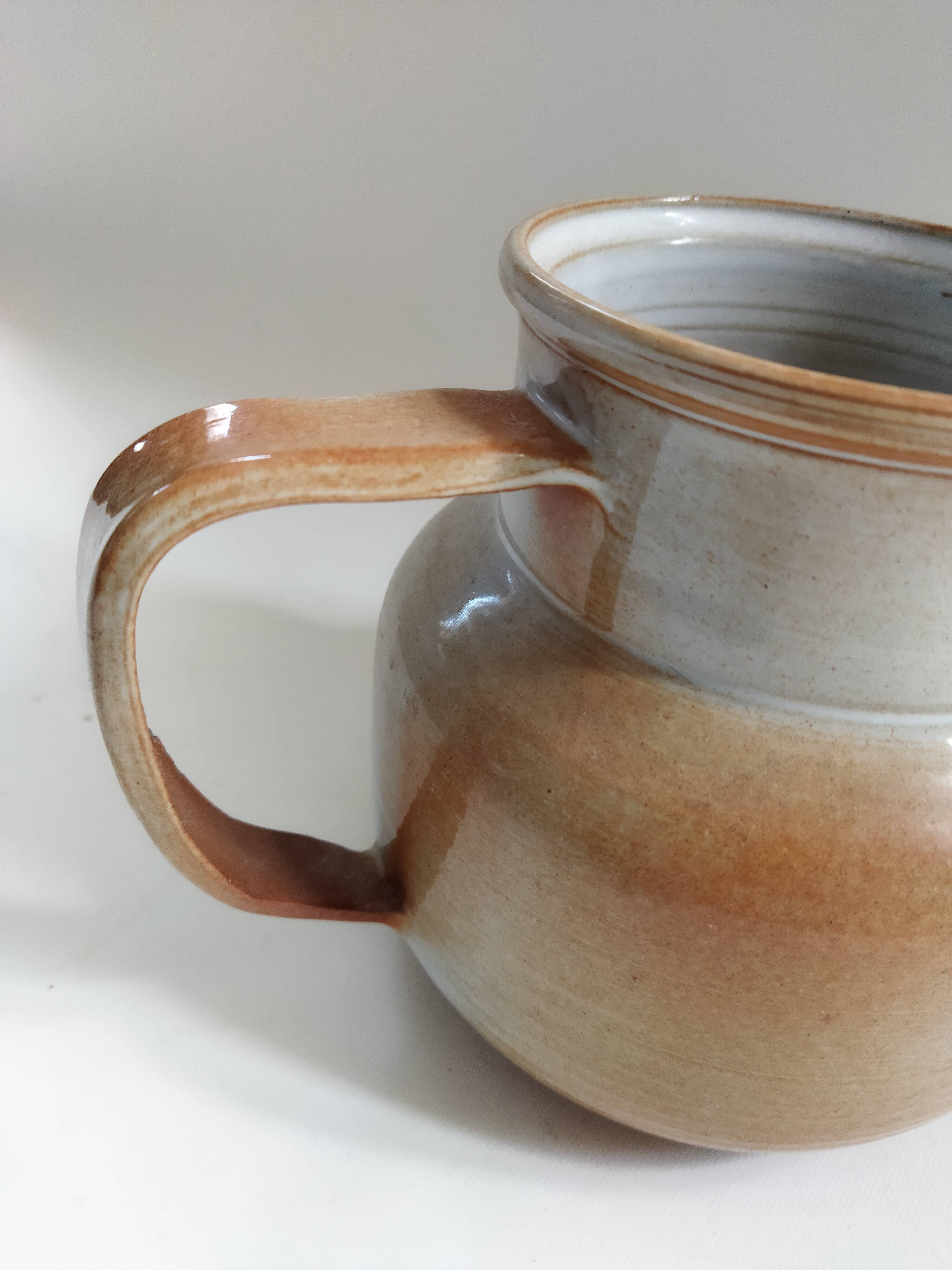 Montgolfier stoneware pitcher