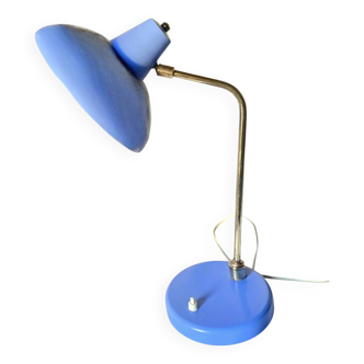 Blue metal lamp, 1960