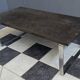 Slate and chrome coffee table by Dr Peter Daenert, 1970s.