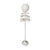 Vintage metal leaf floor lamp