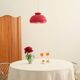 Suspension opaline rouge