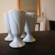 Mazagrans porcelain Leclair Limoges