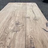 1930s monastery table in raw oak