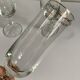 Crystal champagne flutes