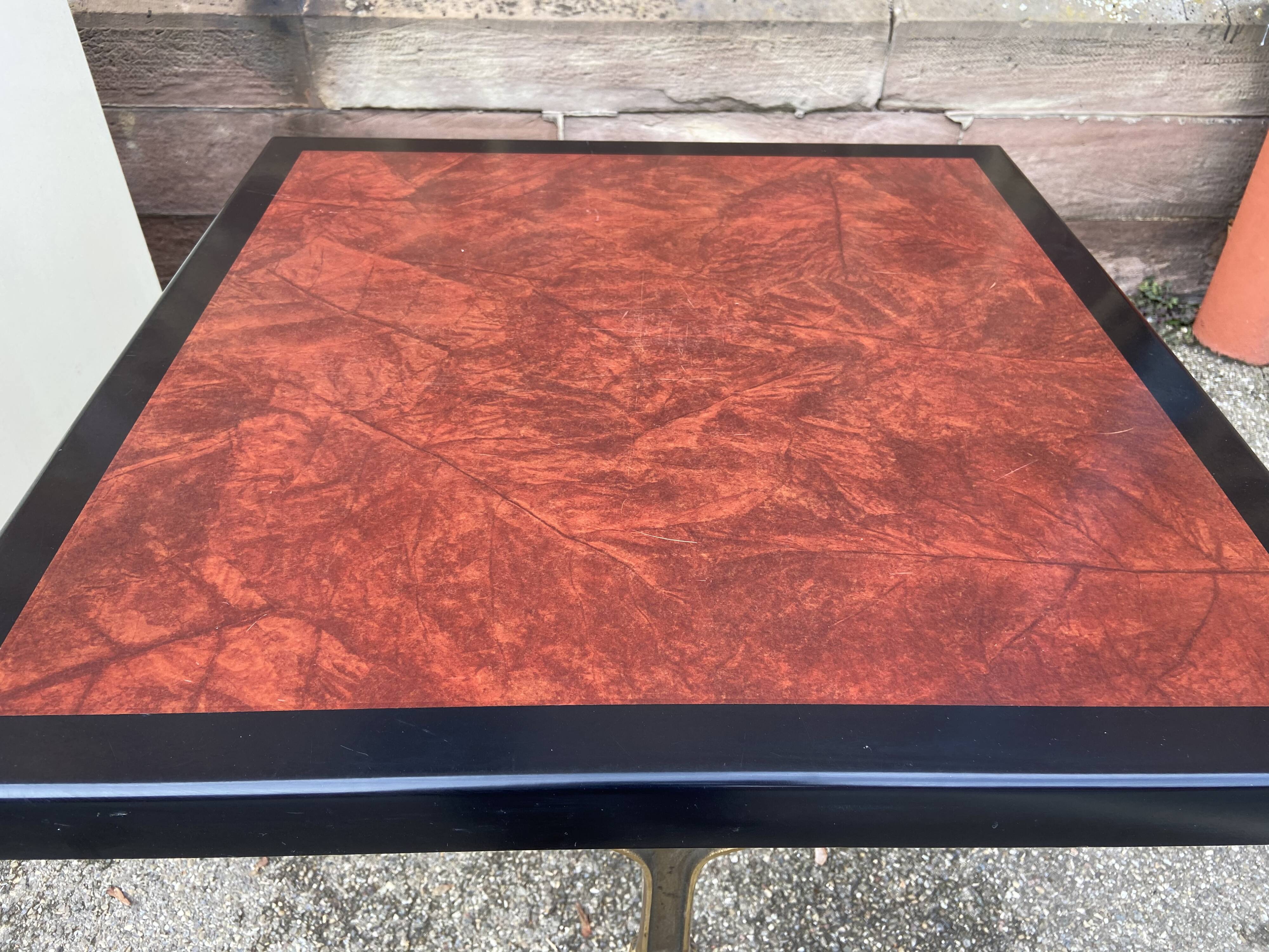 Table bistro Parisian Mid-century French Paris bistro table