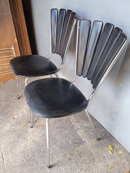 Pair of Margueritte design chairs ep 1950/60