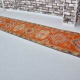 Orange Neutral Vintage Runner Rug sku 2113
