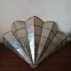 Sconce in mother-of-pearl and brass