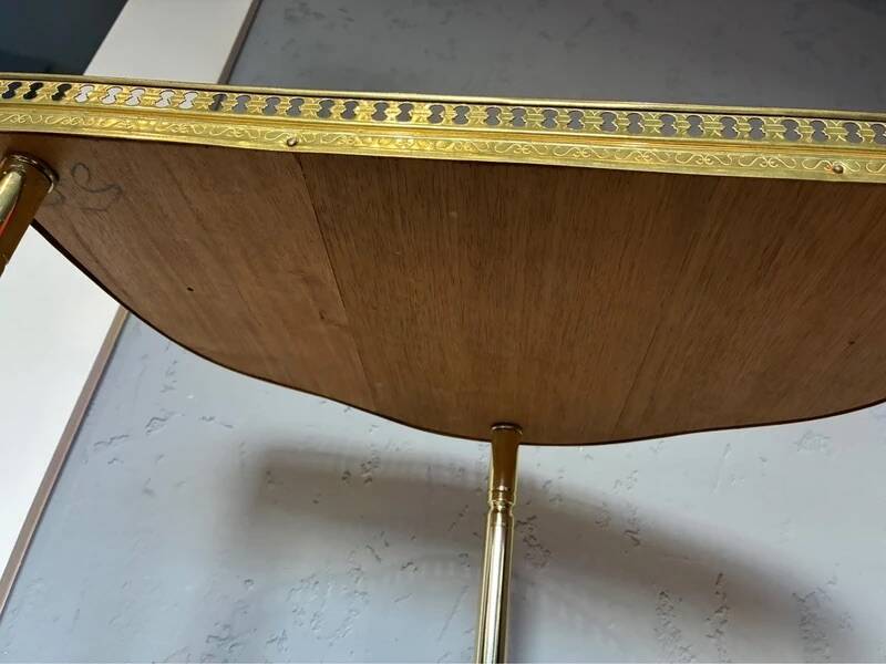 Vintage Demi Lune French Style Console Table