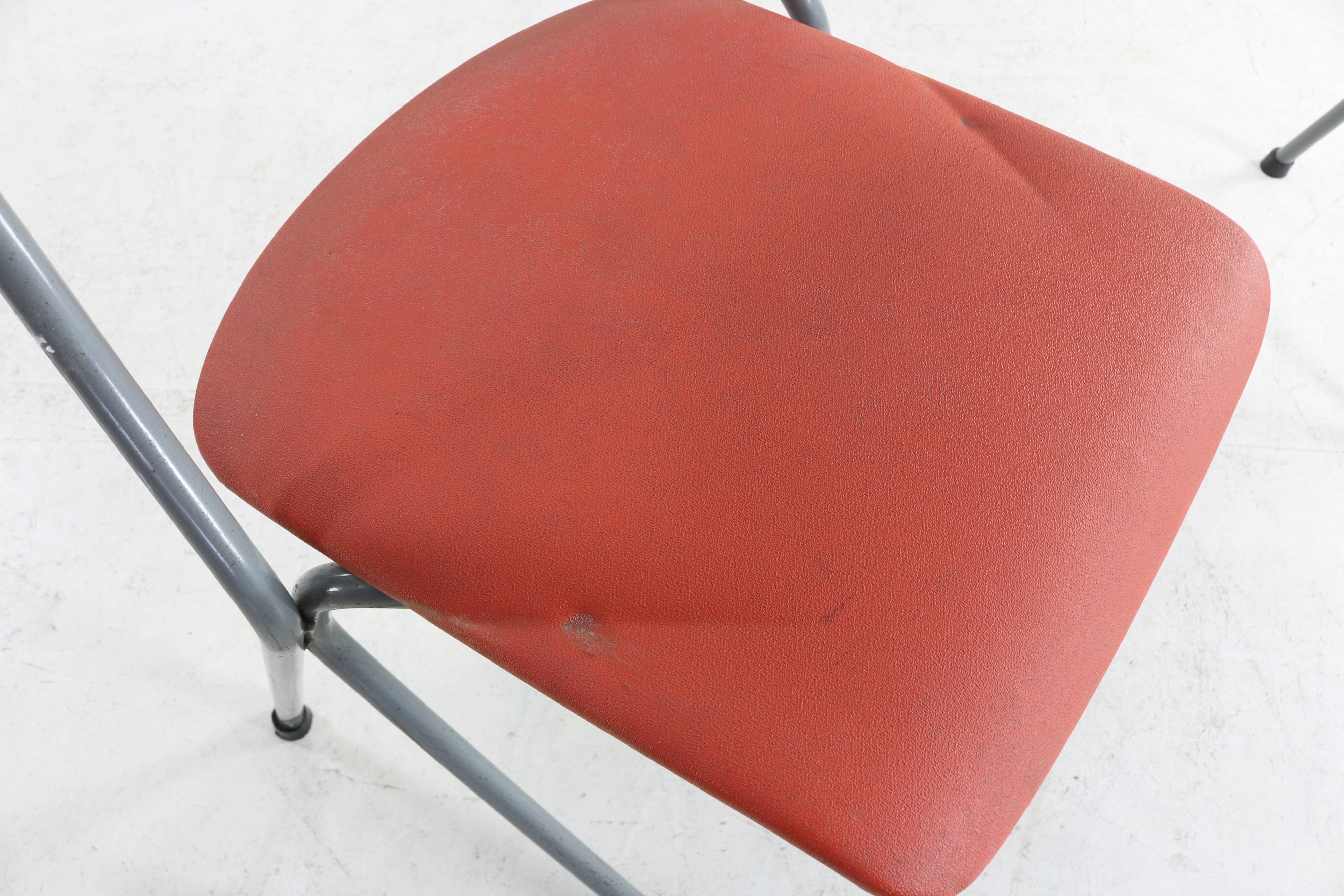 Set of eight stackable kitchen chairs by Ahrend De Cirkel Holland