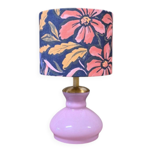 lampe à poser, pied - verre globe