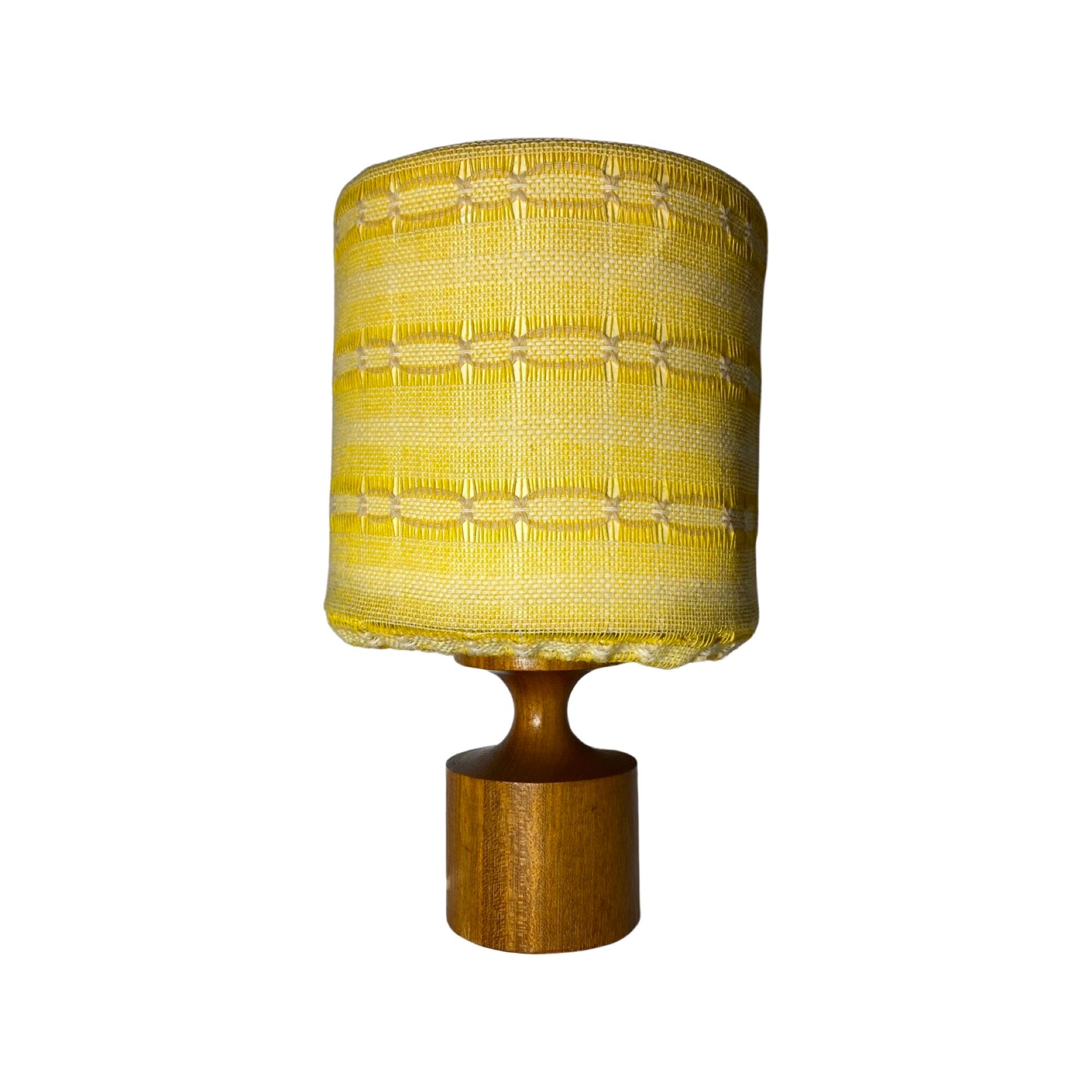 Vintage TEAK Table Lamp | Mid Century Design Light From Sweden | Scandinavian Modern Lighting