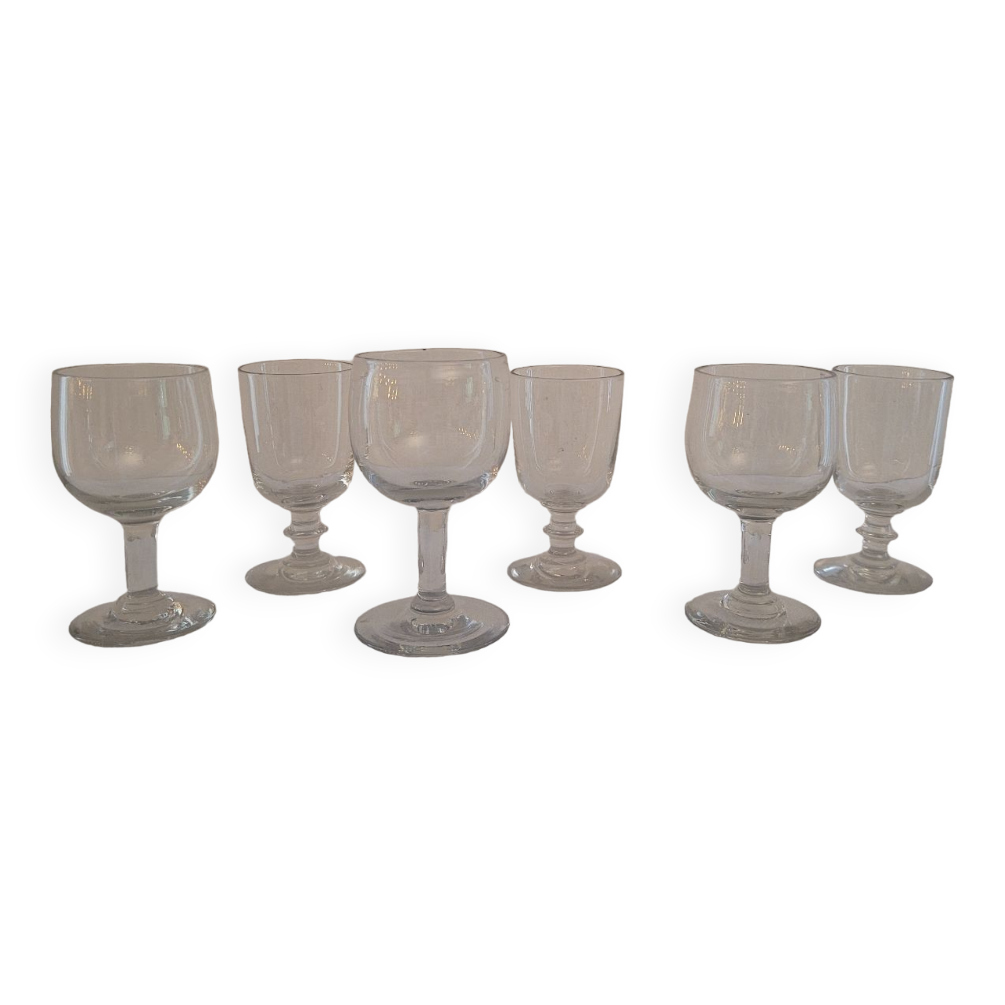 Balloon and tulip glasses 40's