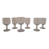 Balloon and tulip glasses 40's