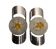 Chrome Murano Glass Sconces by Mazzega Set of 2