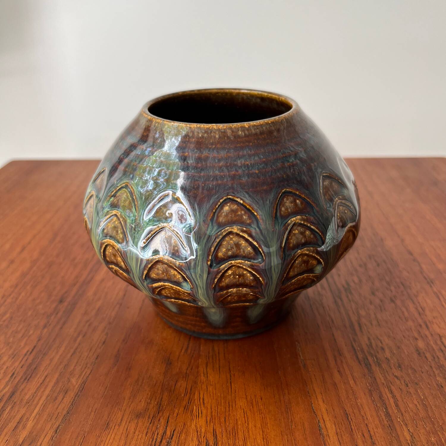 Vase scandinave vintage, Einar Johansen x Søholm, Danemark, 1960