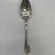 Lot de 7 cuillères à potage en métal argenté bas motif Louis XV