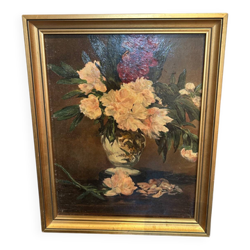 Vase de pivoines de Manet - Éditions Braun