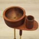 Teak ashtray, Danish design, 1970s, production: Denmark