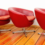 Set of swivel chairs, Czechoslovakia, 60s, Up Zavody Rousinov