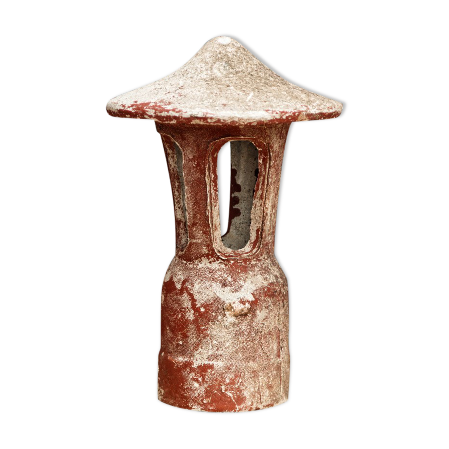 Terracotta fireplace hat