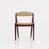 Set of four teak chairs, Danish design, 1970s, designer: Kai Kristiansen