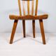 Swedish folk art chair from the 19th century with highly decorative forms.
