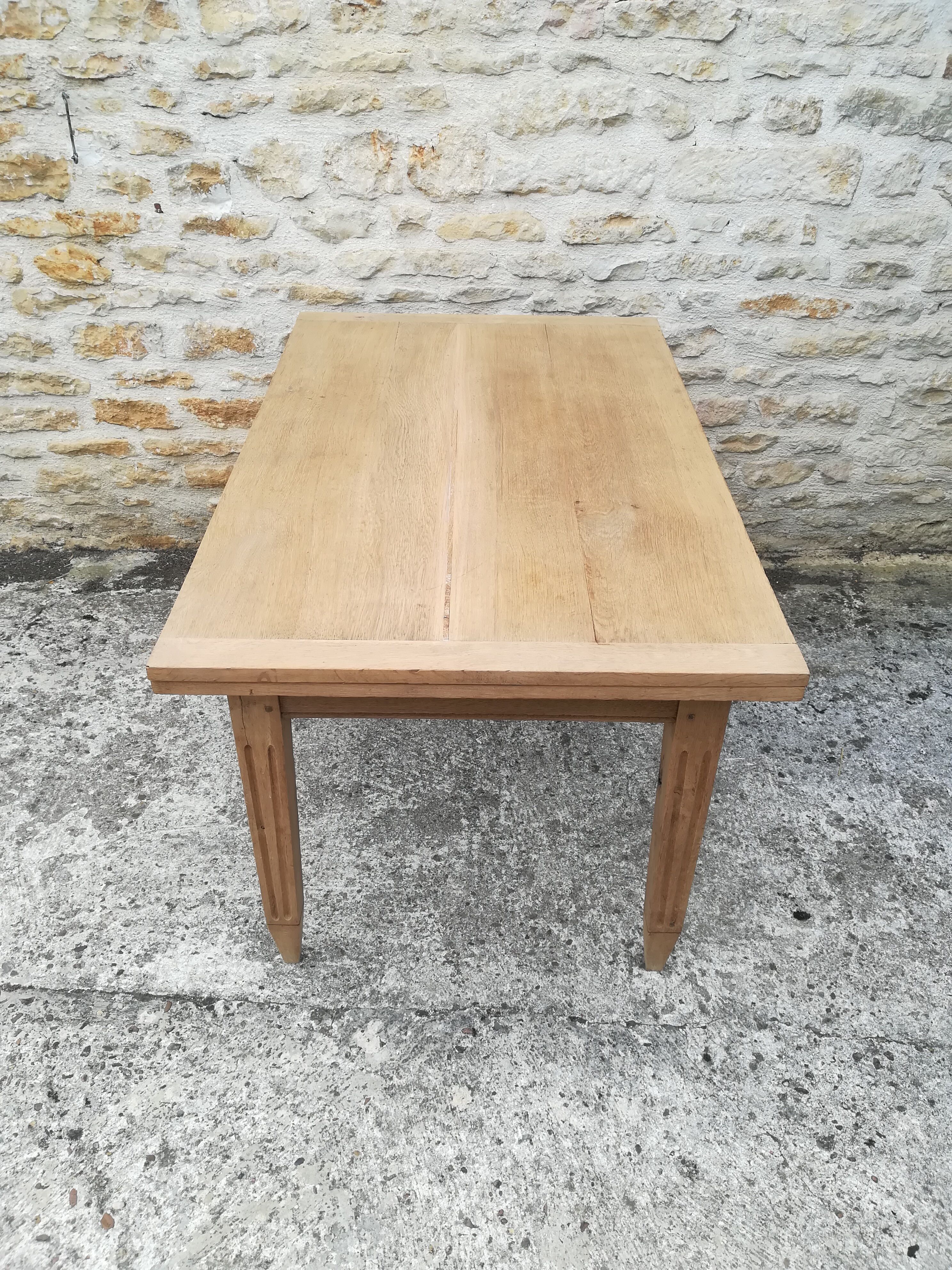 Oak farmhouse table
