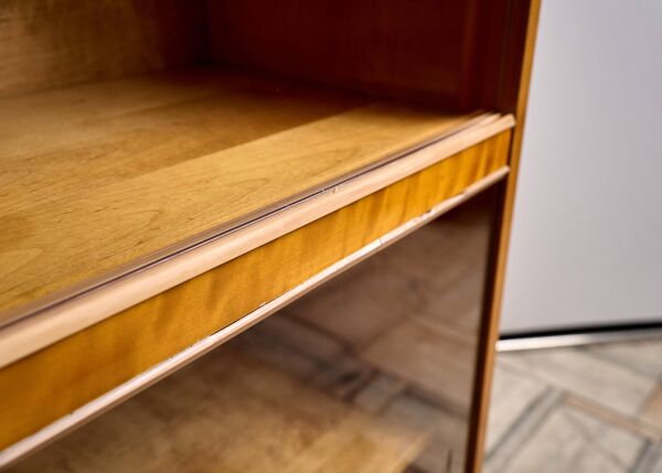 Bibliothèque vintage, années 1960, Tchécoslovaquie