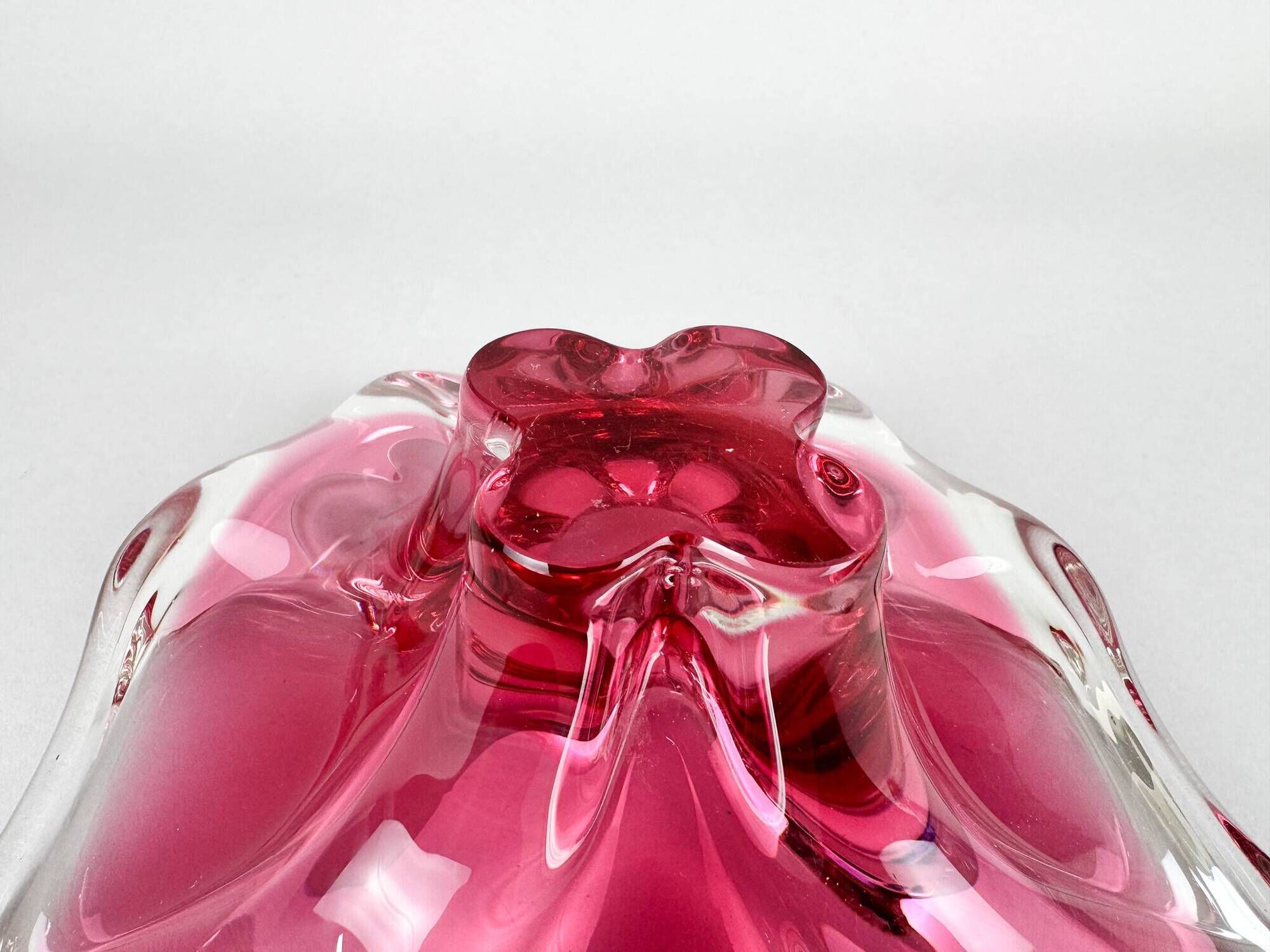 Art Glass Bowl by Josef Hospodka for Chribska Glassworks, 1960's