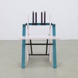 2x Postmodern Chair in Memphis Style, 1980s