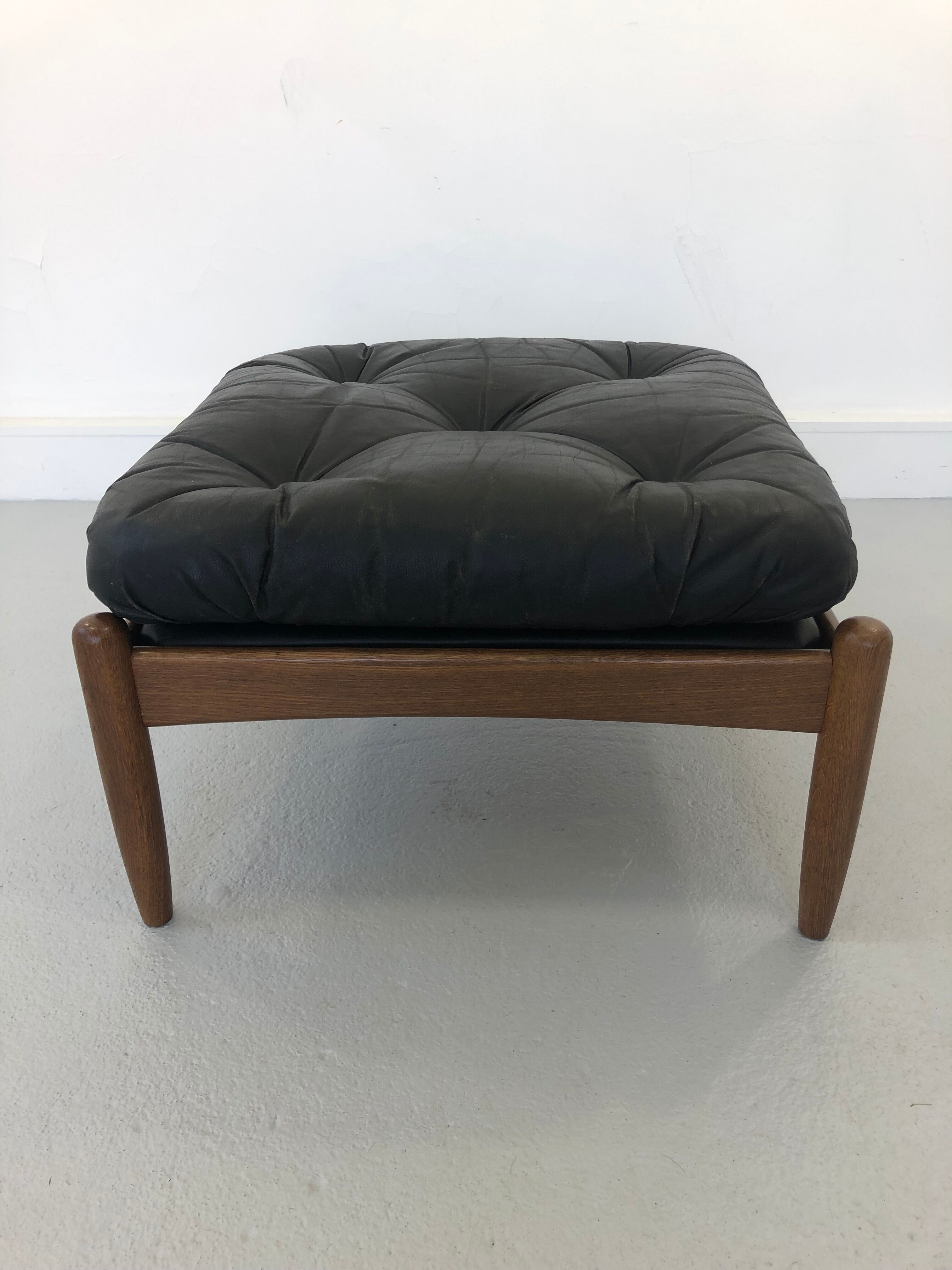Sofa and Pouffe by E. Merthen, Ire Møbler, Sweden, 1960s