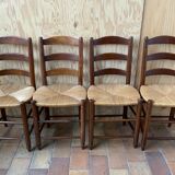 Set of 4 mulched chairs