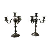 silver metal chandeliers