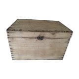 Wooden box aero-gummed chest storage deco