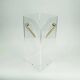 Transparent lucite acrylic umbrella stand 1980s 1990s post modern design