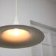 Danish White Trumpet Pendant Lamp by Claus Bonderup & Torsten Thorup